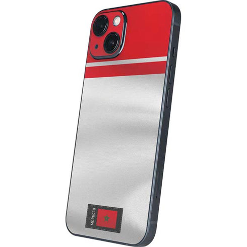 Morocco Soccer Flag iPhone 14 Plus Skin